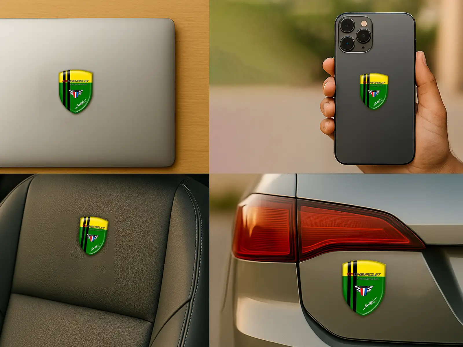 Chevrolet Adesivi Vinile Auto su Misura Sportivi Top Robusti